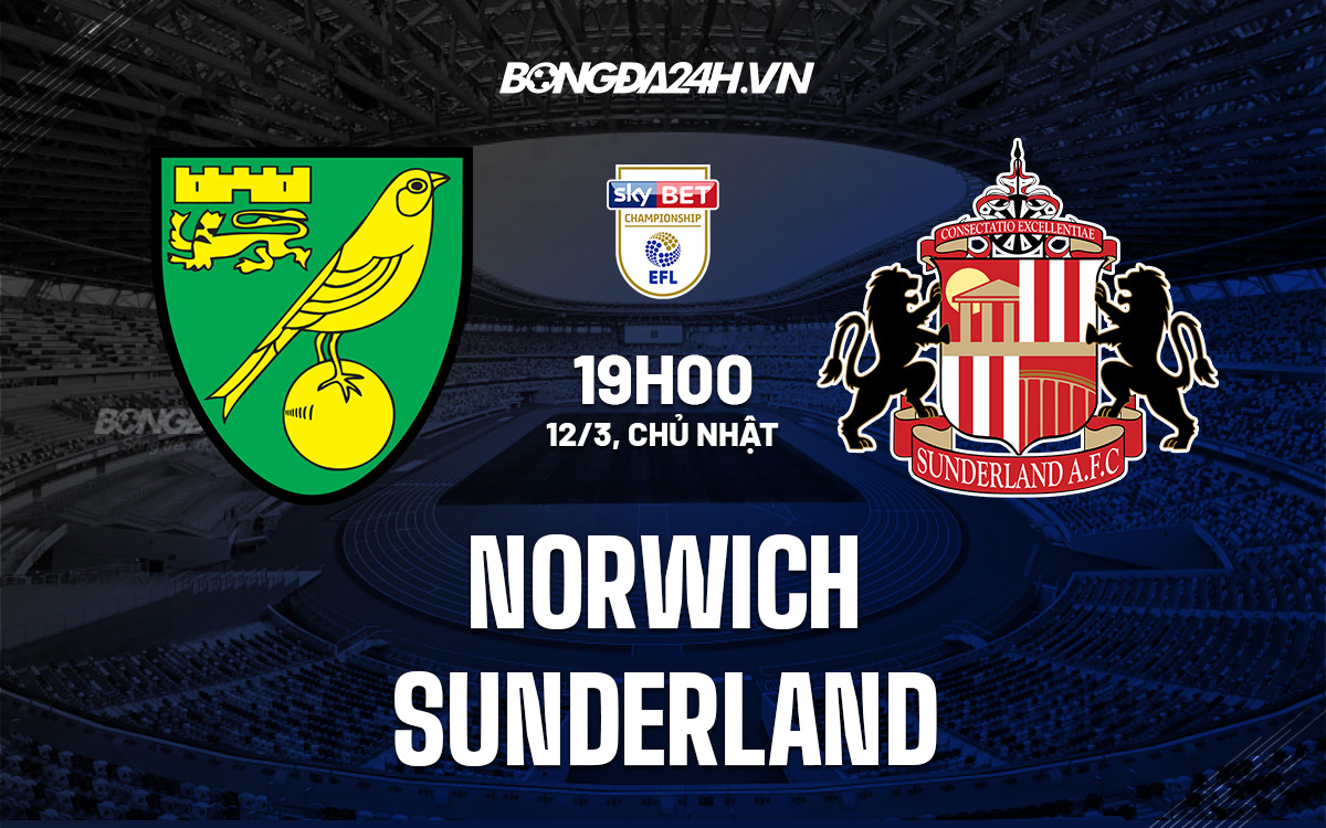Norwich vs Sunderland