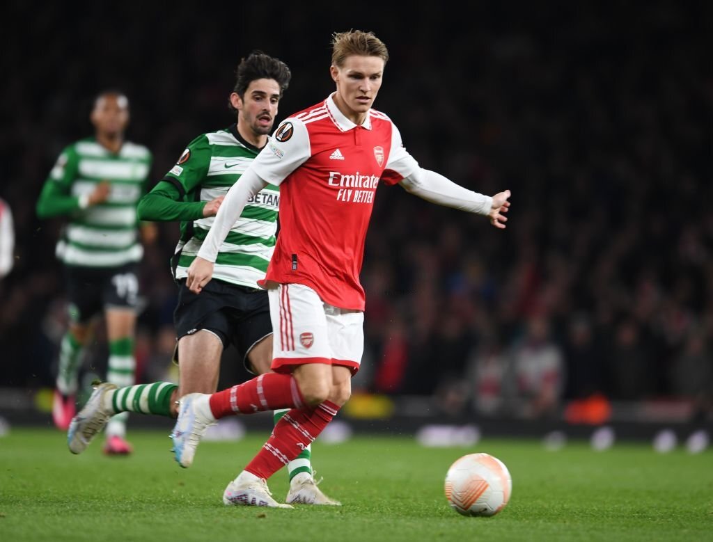 Odegaard vẫn lạc quan sau khi Arsenal bị Sporting loại khỏi C2 1