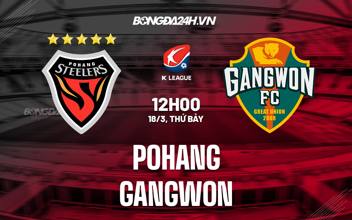 Pohang vs Gangwon Pohang vs Gangwon