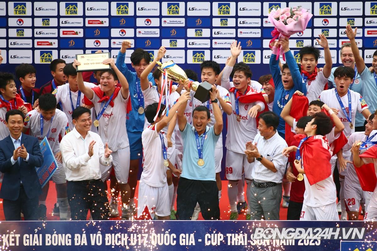Viettel vô địch U17 Quốc gia 2023 21/3 Viettel vo dich U17 Quoc gia 2023 21/3