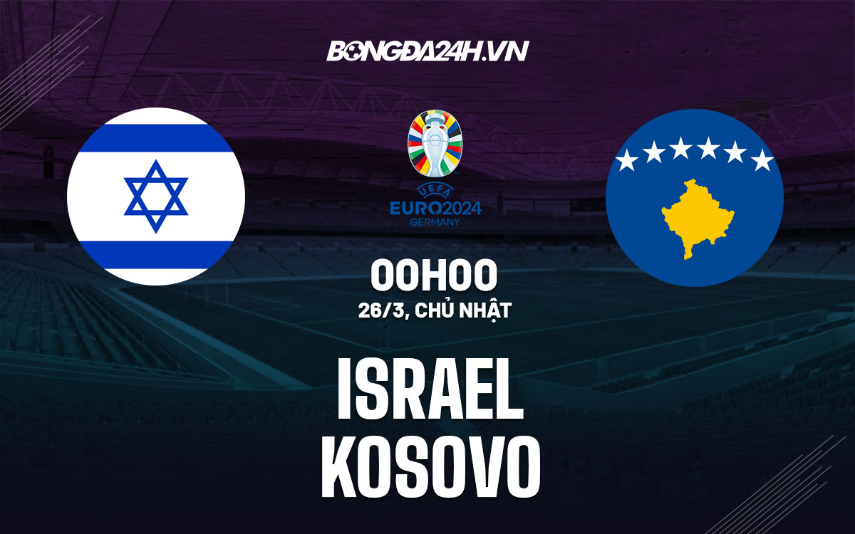 nhan dinh bong da soi keo Israel vs Kosovo vong loai euro 2024 hom nay