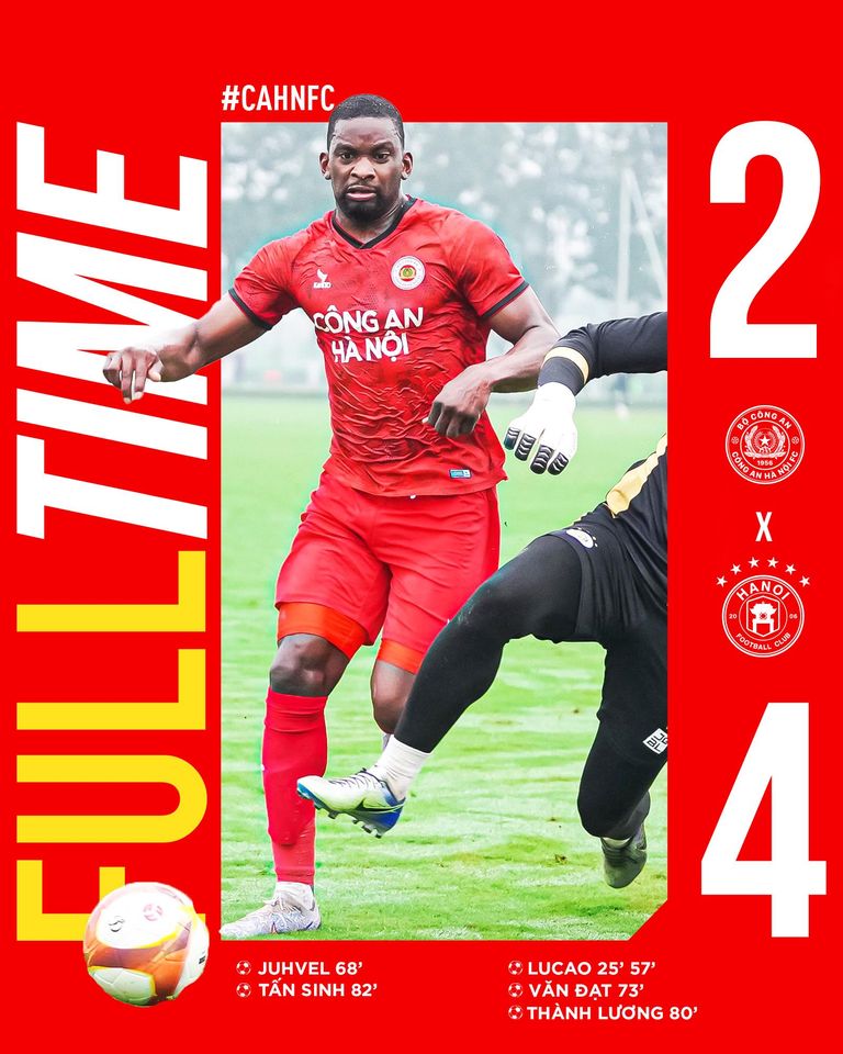 CLB Hà Nội đánh bại CAHN trong cơn mưa bàn thắng trên sân PVF 1 CLB Hà Nội đánh bại CAHN trong cơn mưa bàn thắng trên sân PVF 1