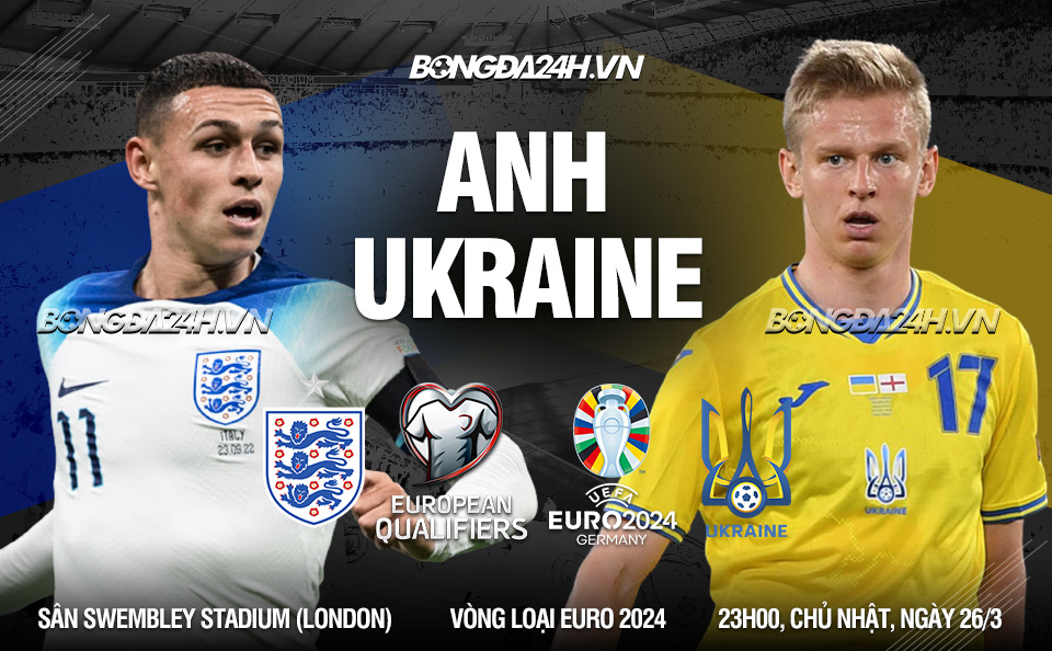 truc tiep bong da Anh vs Ukraine vong loai euro 2024 hom nay
