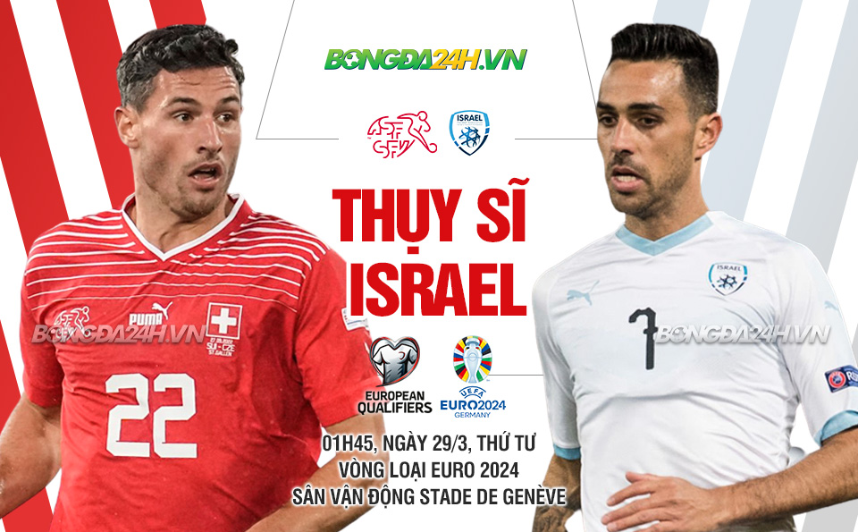 nhan dinh bong da soi keo Thuy Si vs Israel vong loai Euro 2024 hom nay