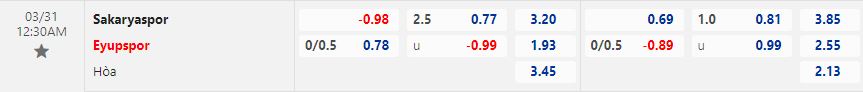 Nhận định Sakaryaspor vs Eyupspor 0h30 ngày 3103 (Hạng 2 Thổ Nhĩ Kỳ 202223) 1