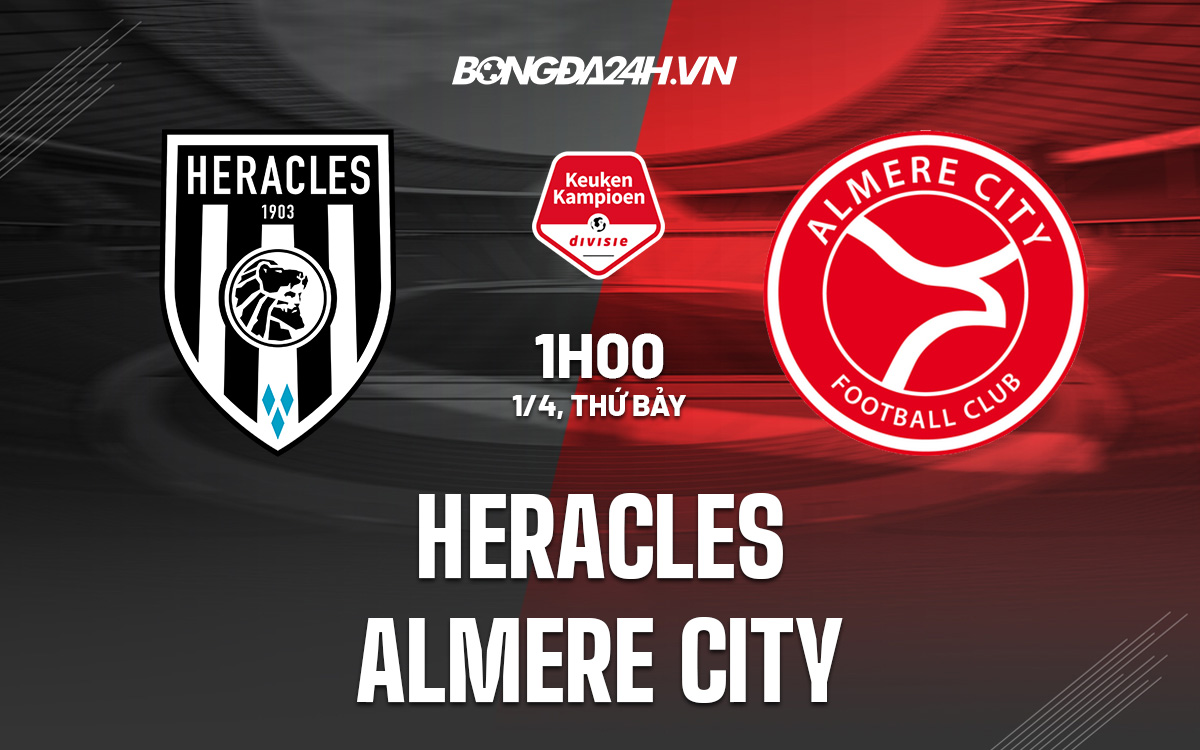 Nhận định Heracles vs Almere City (1h00 ngày 14, Hạng 2 Hà Lan) 1