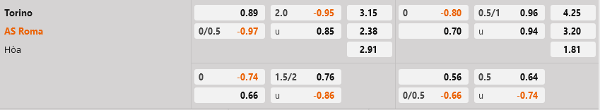 Torino vs Roma Torino vs Roma