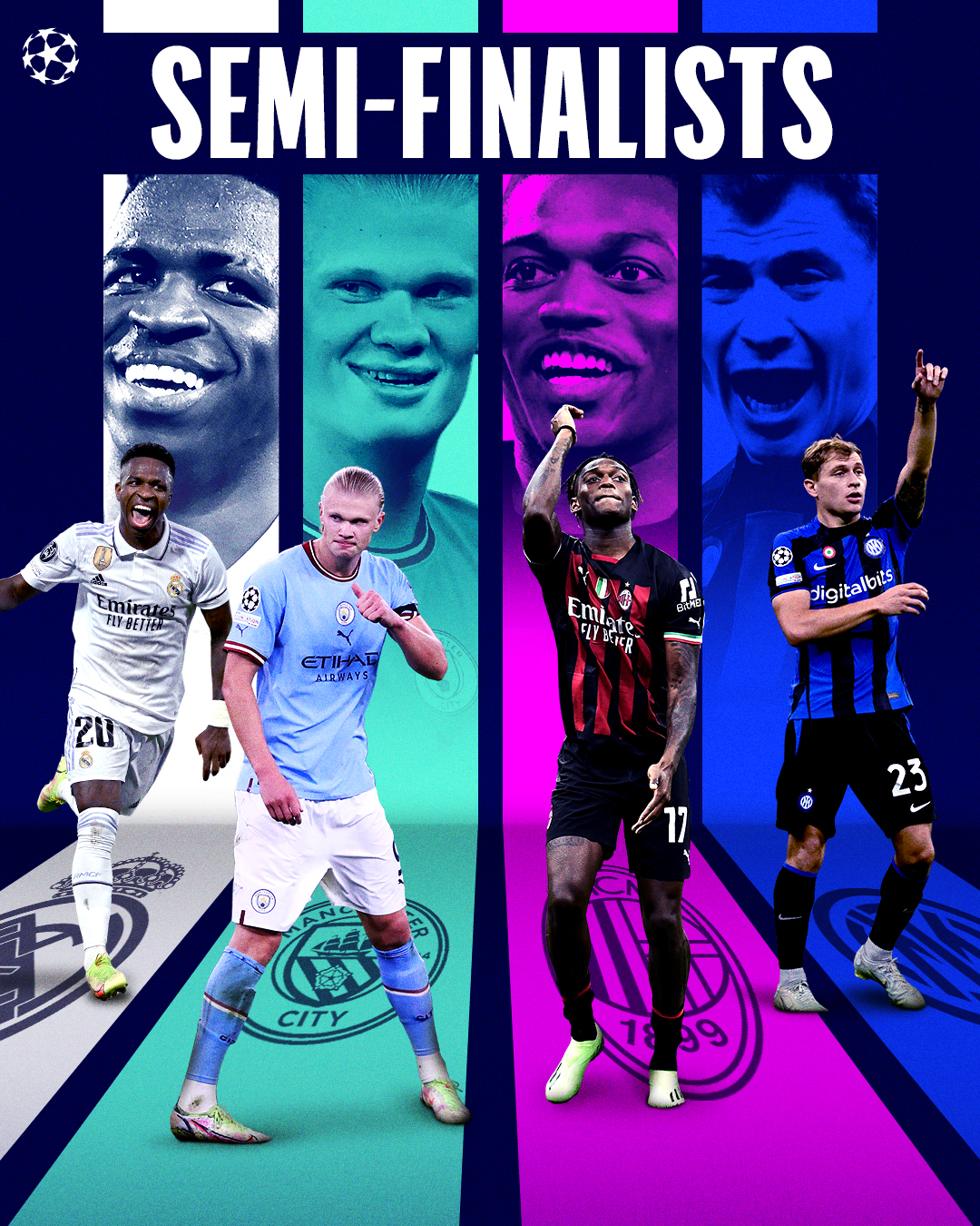 Đã xác định 2 cặp bán kết Champions League 202223 1