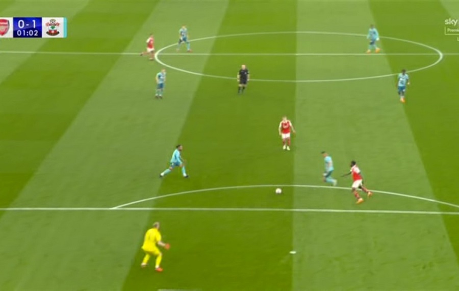 Cận cảnh sai lầm khó tin của Aaron Ramsdale trước Southampton 2