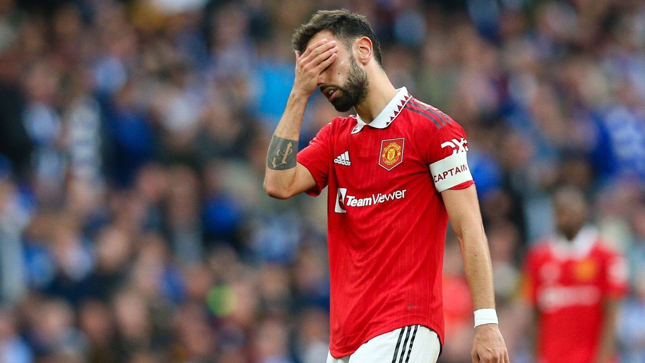 Bruno Fernandes dính chấn thương mắt cá trước Brighton Bruno Fernandes dinh chan thuong mat ca truoc Brighton