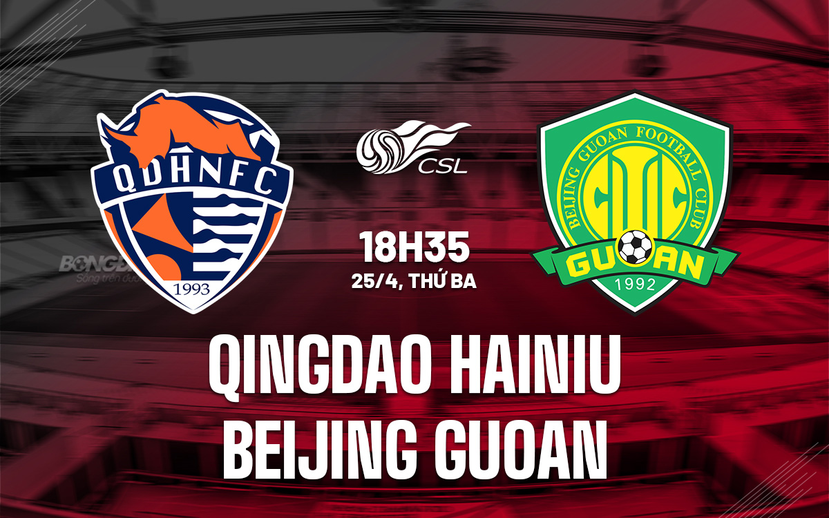 Qingdao Hainiu vs Beijing Guoan
