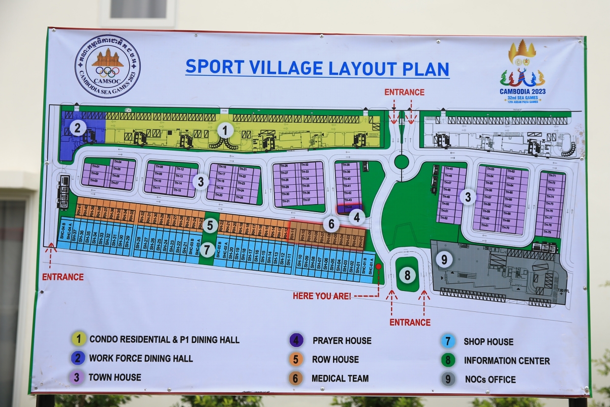 Tìm hiểu đại bản doanh của các VĐV tại SEA Games 32 4 Tìm hiểu đại bản doanh của các VĐV tại SEA Games 32 4