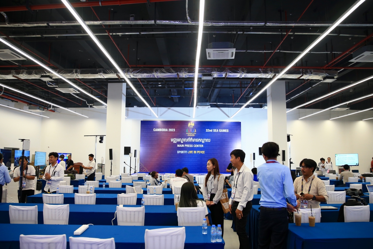 Khai trương trung tâm báo chí SEA Games 32 2