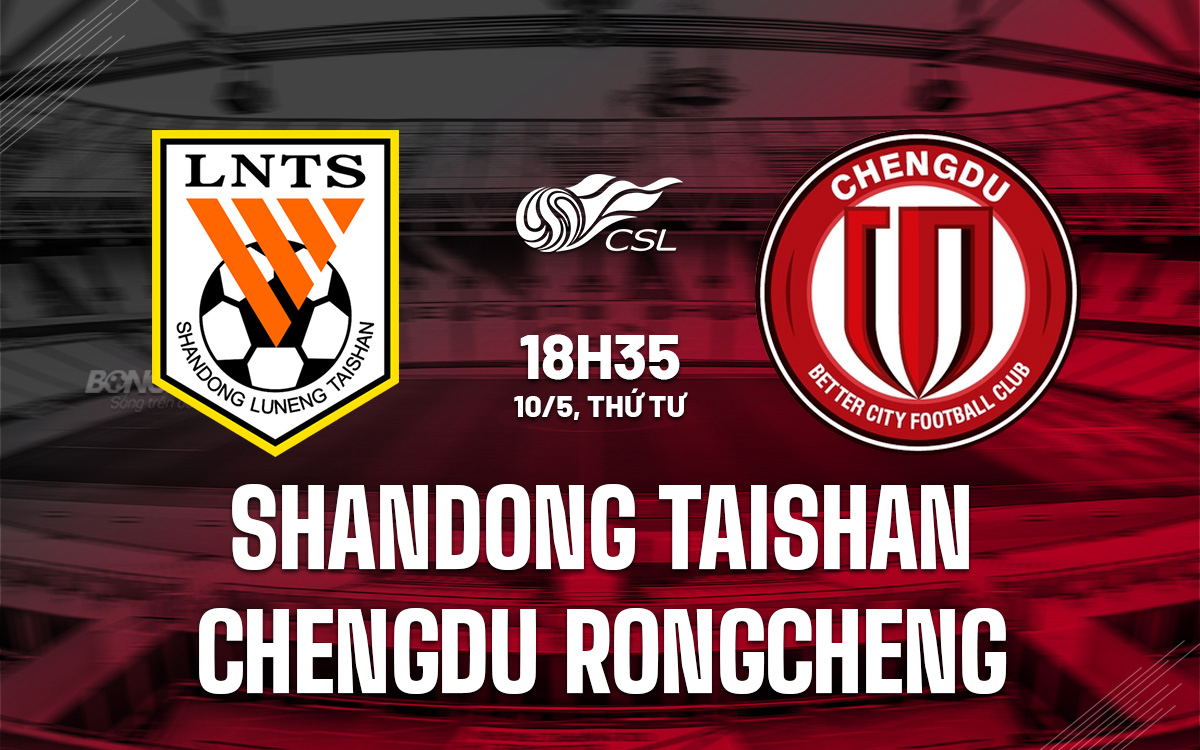 Chengdu Rongcheng vs Shandong Taishan