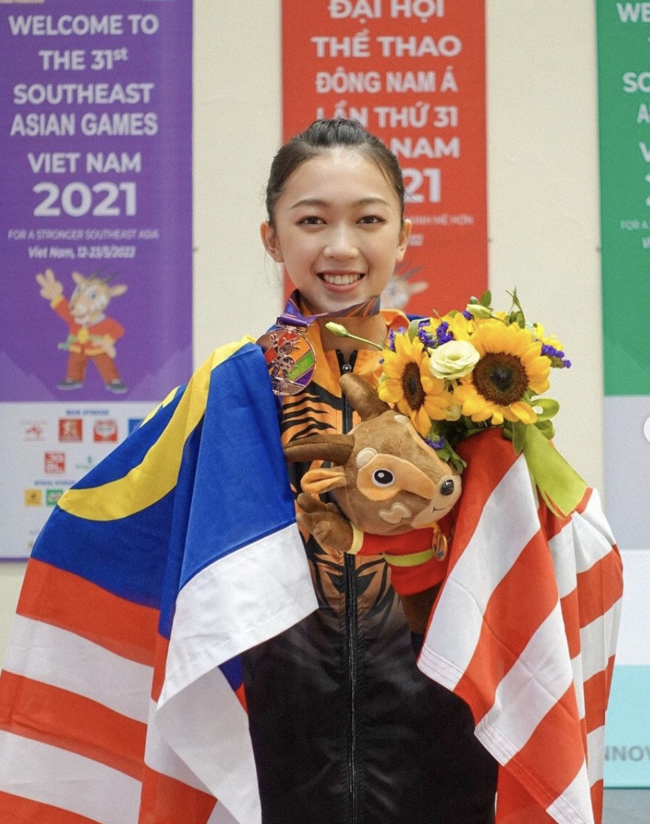 Nhan sắc của nữ thần wushu Malaysia dẫn đầu nội dung thái cực quyền 7