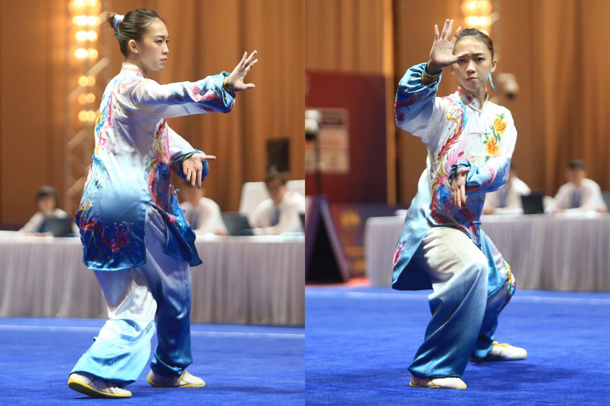 Nhan sắc của nữ thần wushu Malaysia dẫn đầu nội dung thái cực quyền 6