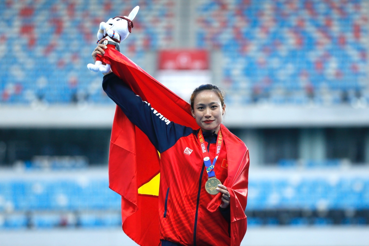 My Tien gianh HCV cu ly 100m rao 10/5