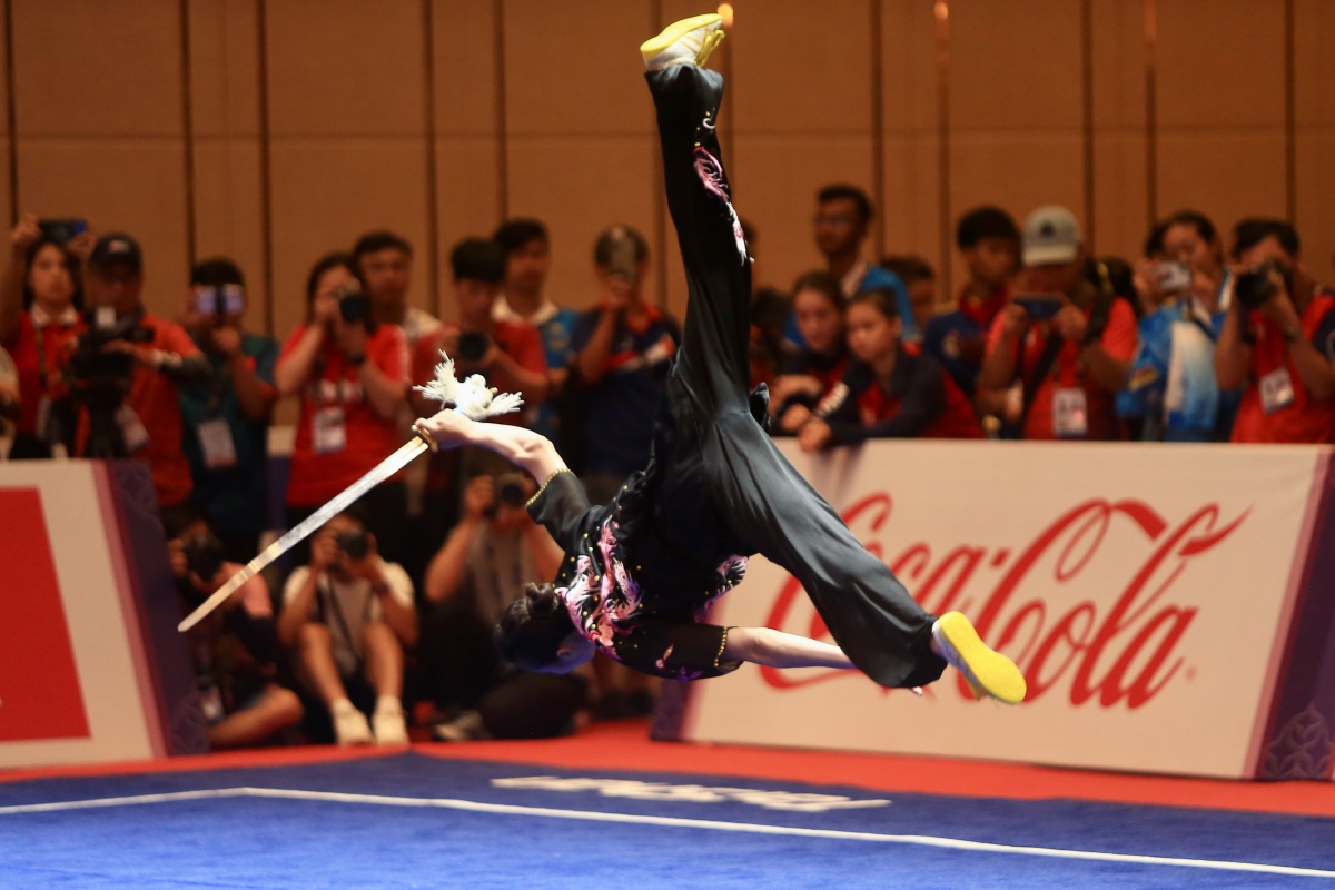 Bộ trang phục đặc biệt của Dương Thuý Vi trong ngày giành HCV dịp sinh nhật 4