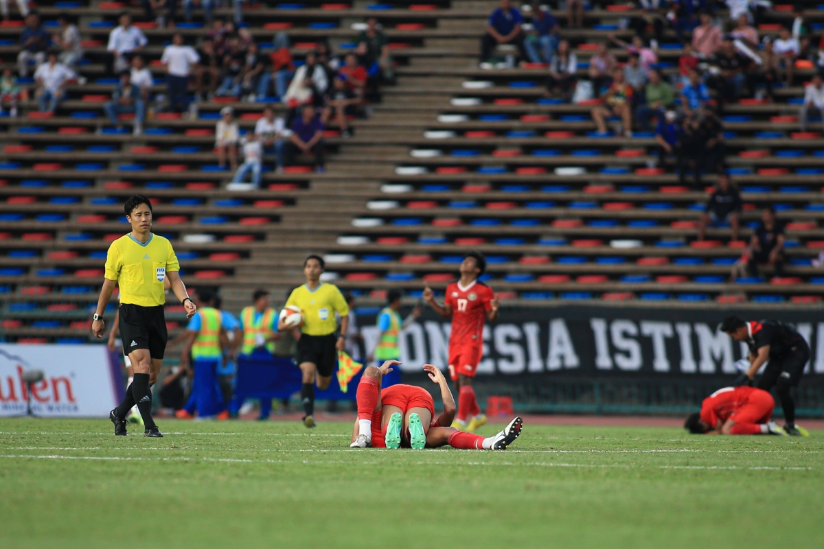 U22 Viet Nam that vong sau tran thua U22 Indonesia 13/5 SEA Games 32