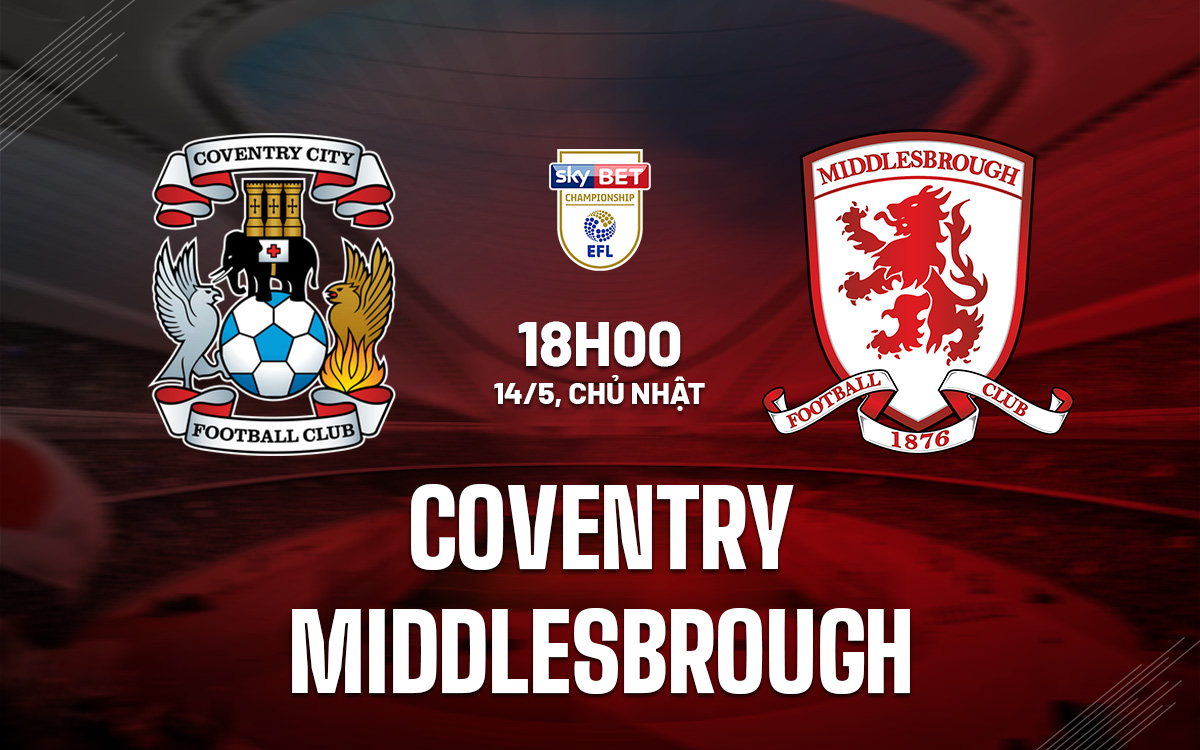 Coventry vs Middlesbrough Coventry vs Middlesbrough