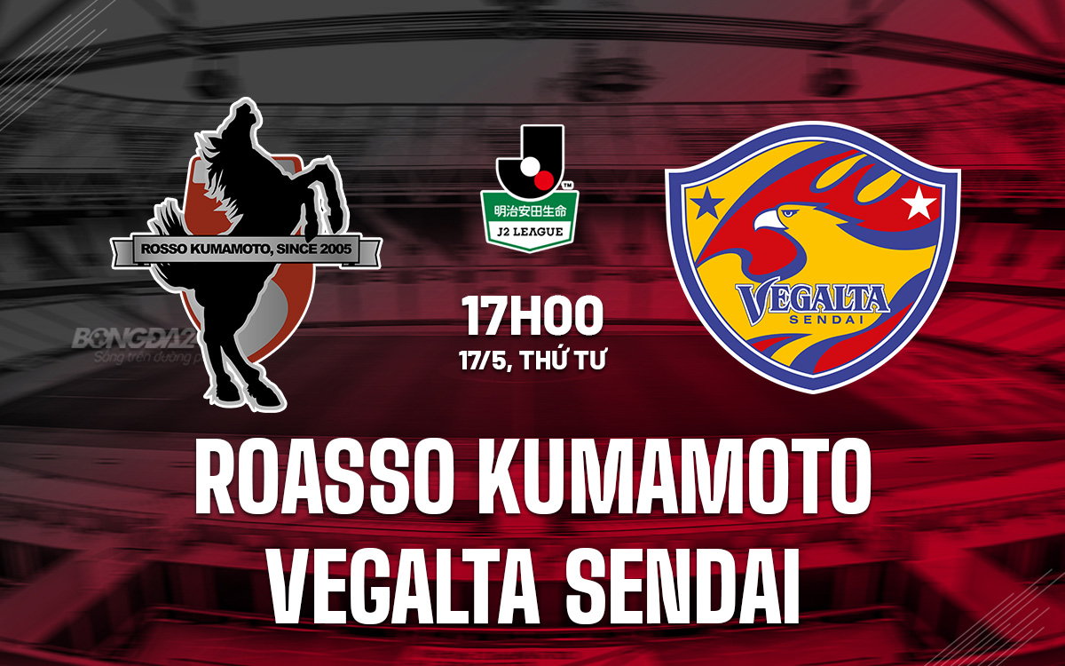 Roasso Kumamoto vs Vegalta Sendai