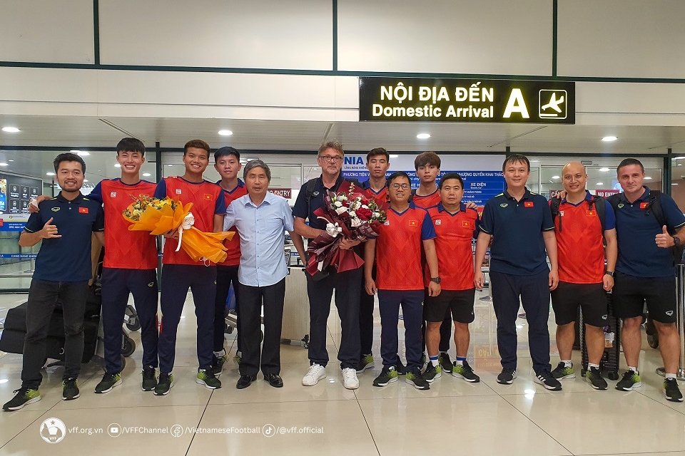 U22 Viet Nam ve nuoc