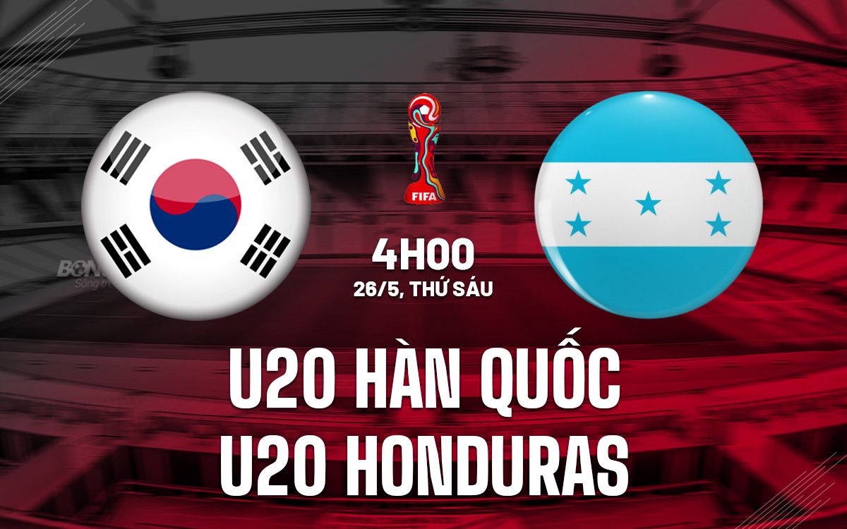 U20 Han Quoc vs U20 Honduras