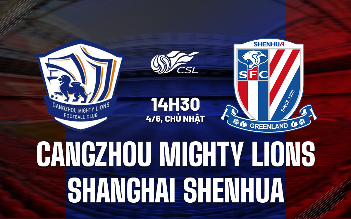 Cangzhou Mighty Lions vs Shanghai Shenhua