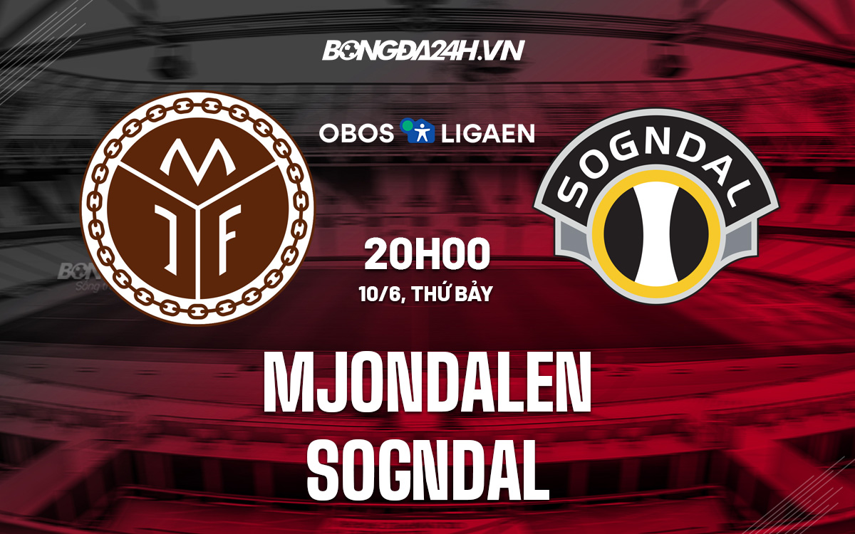 Mjondalen vs Sogndal