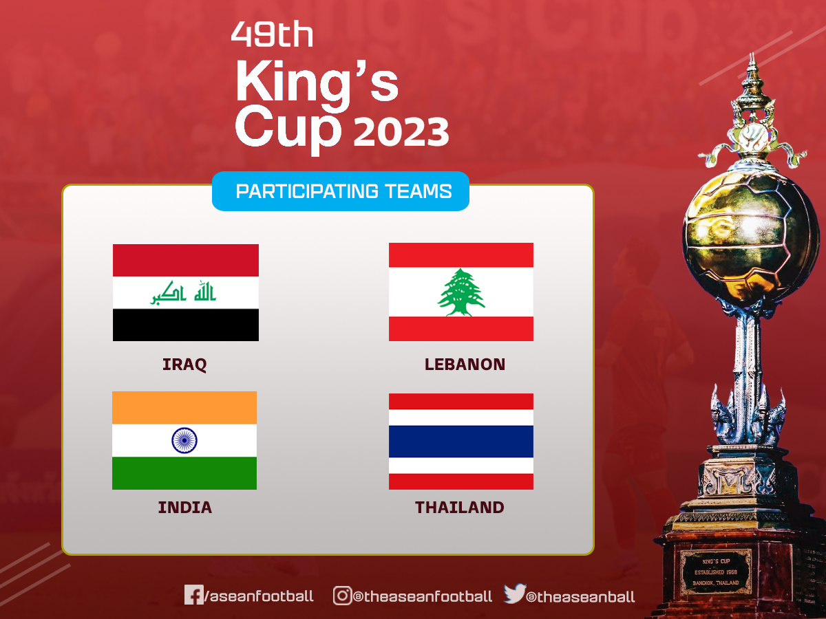 King's Cup 2023 vắng bóng các đại diện Đông Nam Á