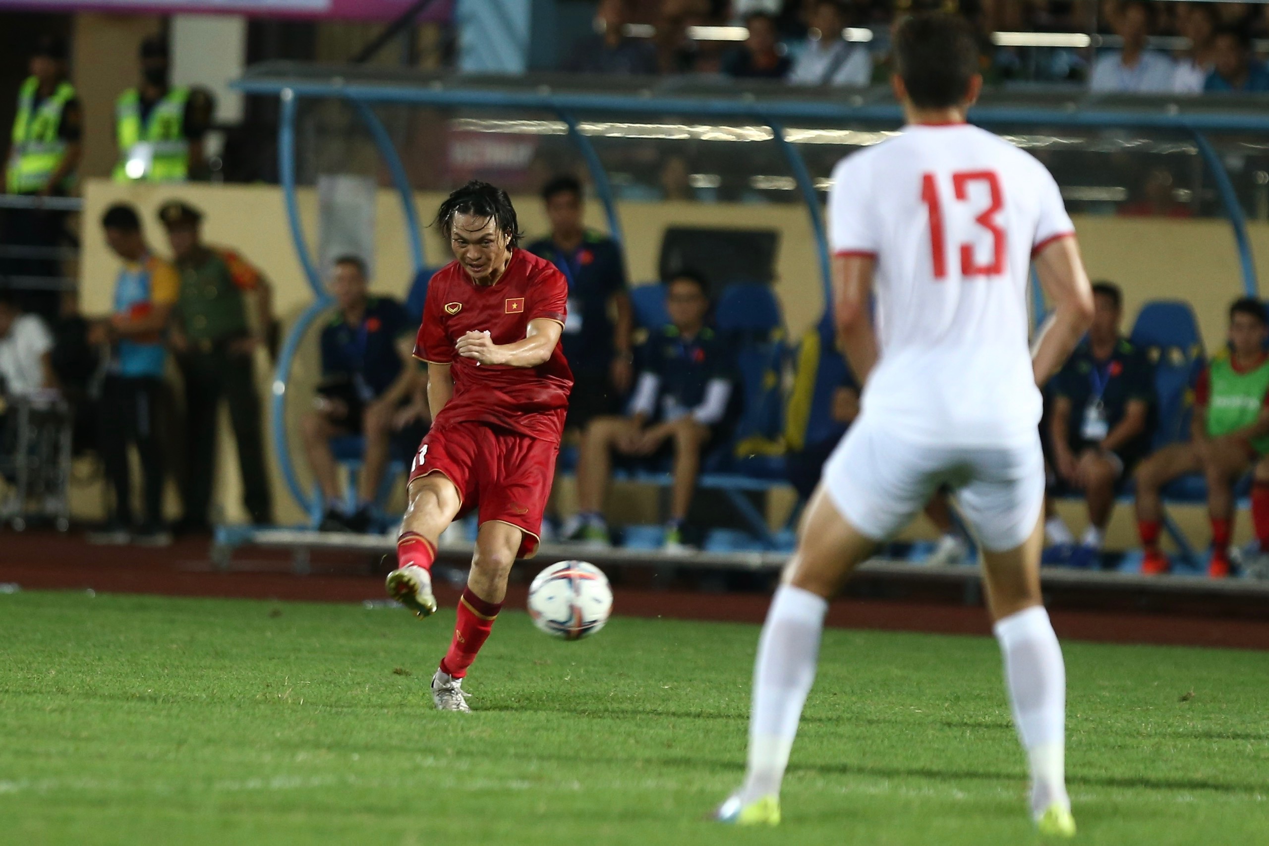 Loạt biểu cảm đáng yêu của Văn Toàn trong trận đấu Syria 7