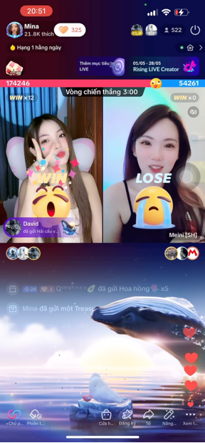 Mina luôn dược người xem ủng hộ yêu quý