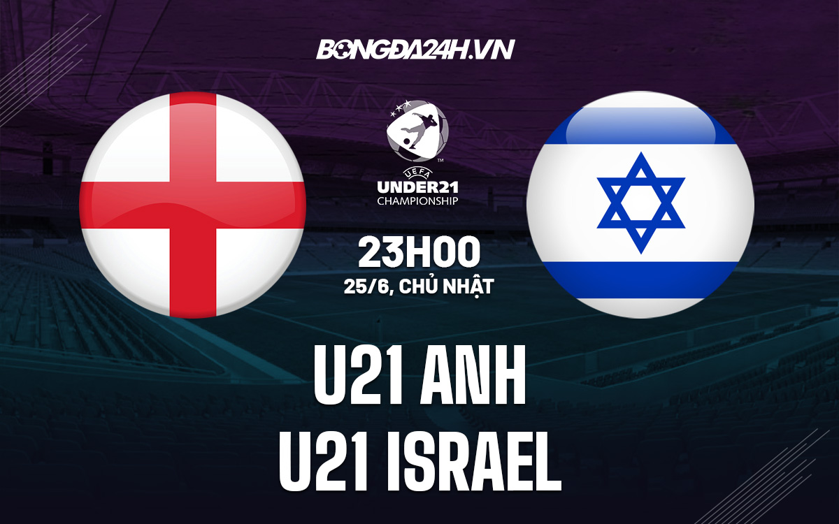 U21 Anh vs U21 Israel