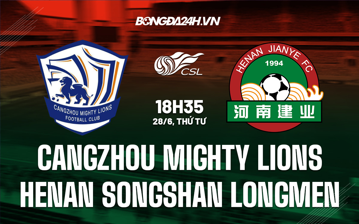 Cangzhou Mighty Lions vs Henan Songshan Longmen Cangzhou Mighty Lions vs Henan Songshan Longmen