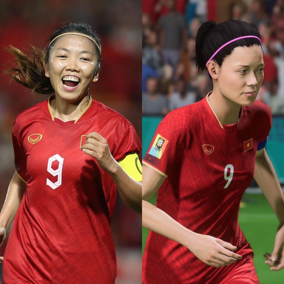 Diện mạo các cầu thủ đội tuyển nữ Việt Nam trong game FIFA 23 2