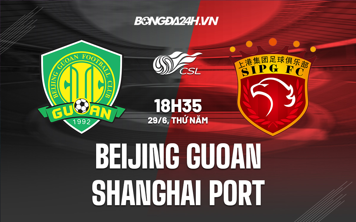 Beijing Guoan vs Shanghai Port