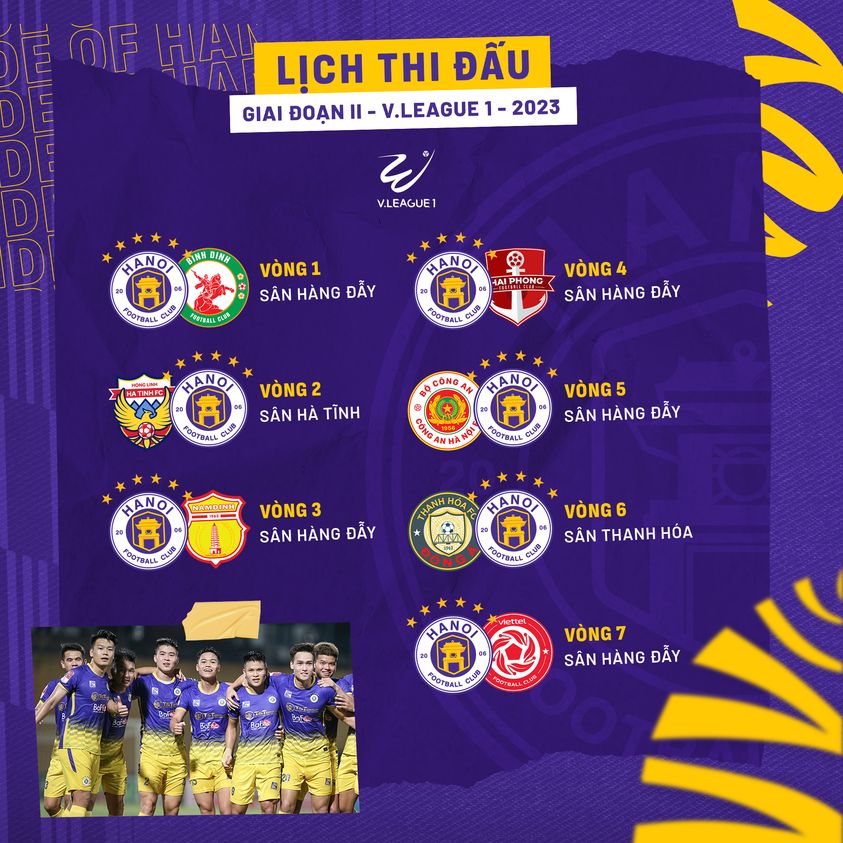 CLB Hà Nội được đá 5 trận sân nhà ở giai đoạn 2 V-League 2023 1