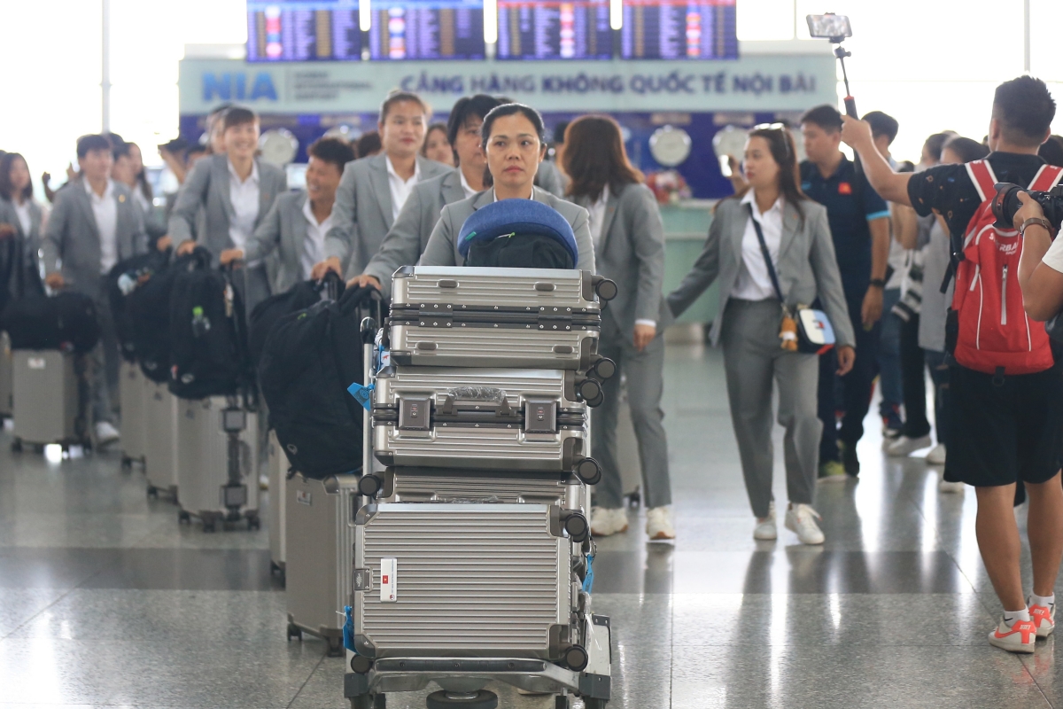 ĐT nữ Việt Nam lên đường sang New Zealand dự World Cup 2