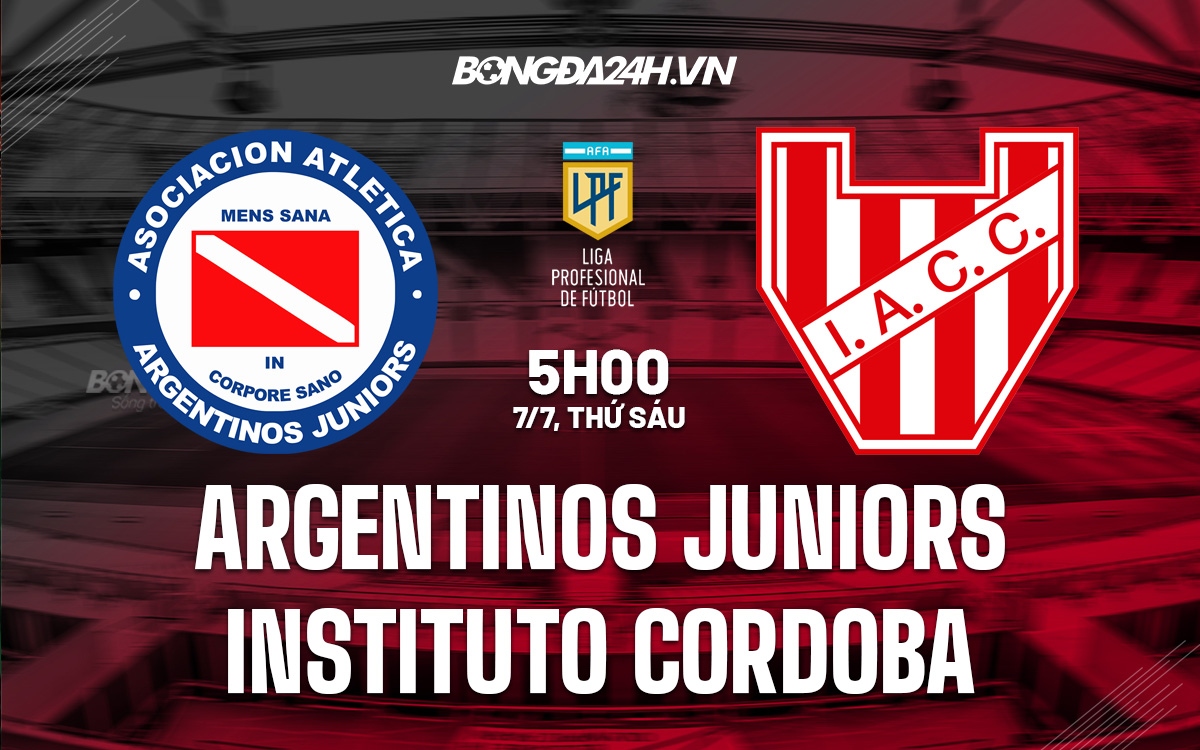 Argentinos Juniors vs Instituto Cordoba Argentinos Juniors vs Instituto Cordoba