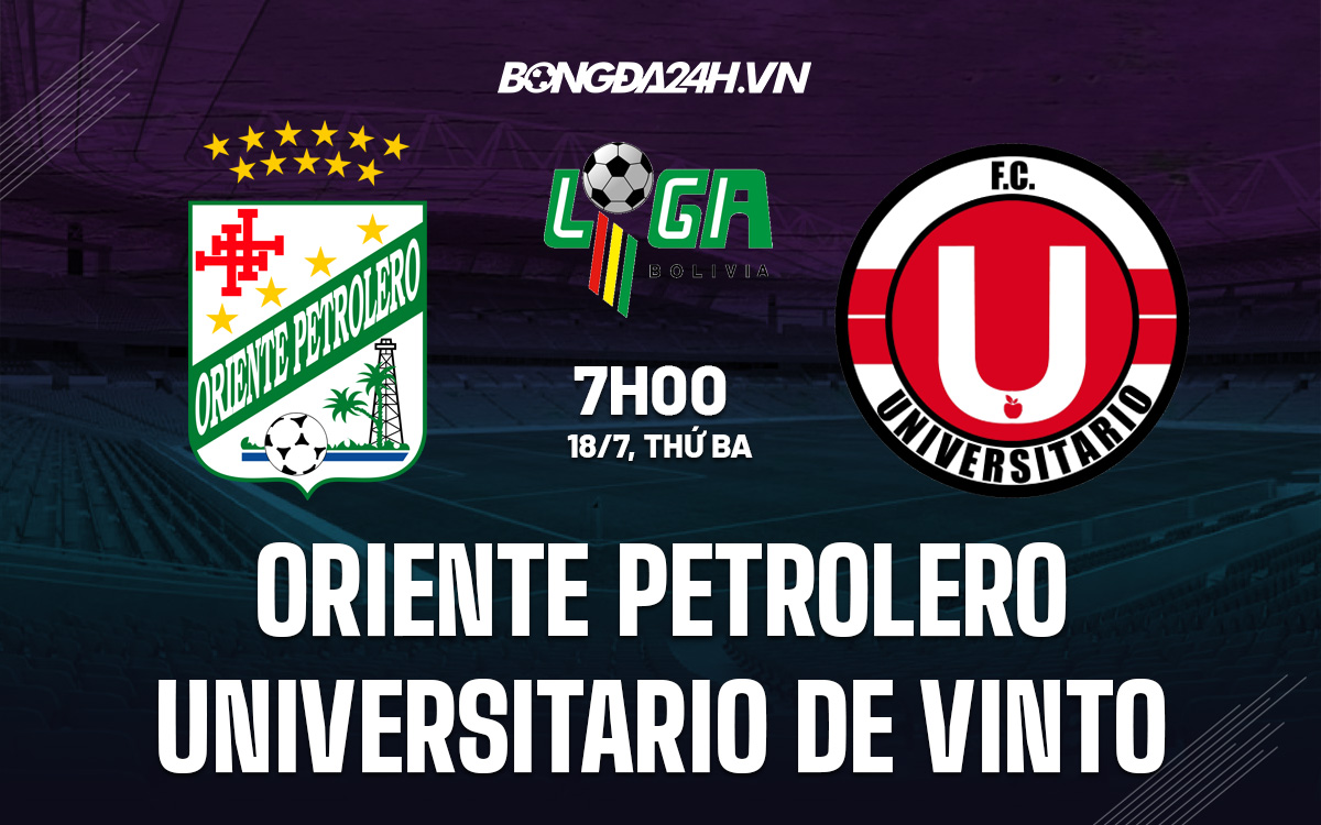 Oriente Petrolero vs Universitario de Vinto Oriente Petrolero vs Universitario de Vinto