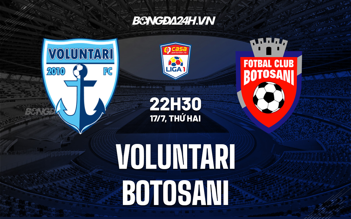 FC Voluntari vs FC Botosani FC Voluntari vs FC Botosani