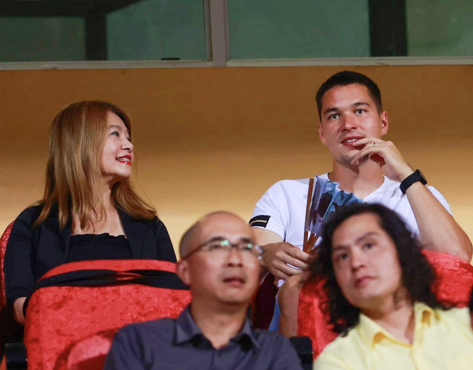 Filip Nguyen du khan tran dau cua Ha Noi vs Binh dinh