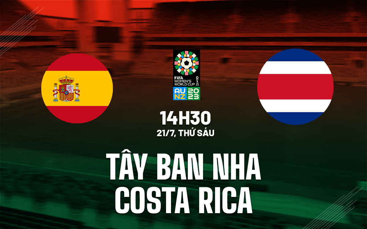 nhan dinh bong da soi keo Tay Ban Nha vs Costa Rica world cup 2023 hom nay