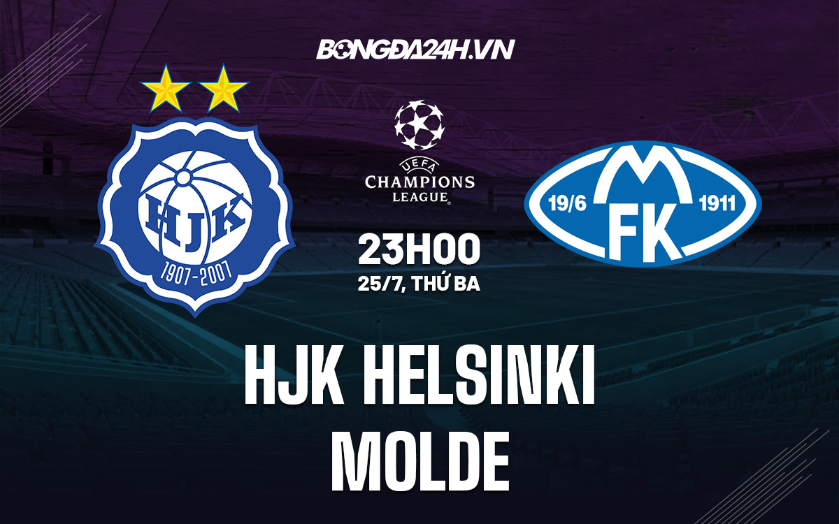 Nhận định HJK Helsinki Vs Molde Champions League 2023/24