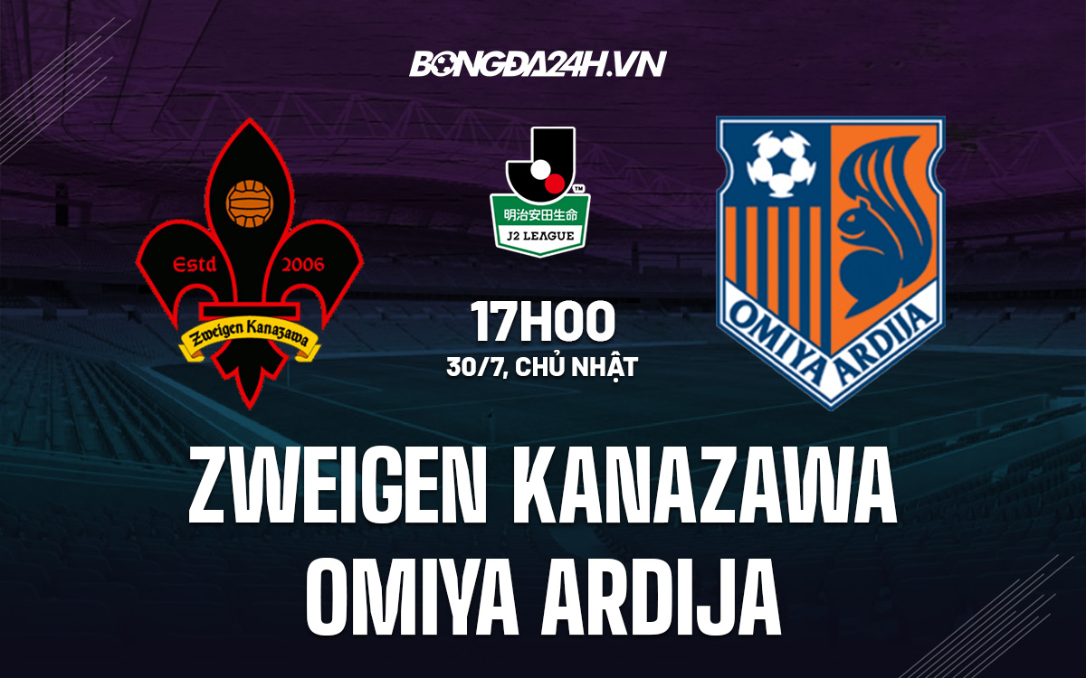 Zweigen Kanazawa vs Omiya Ardija