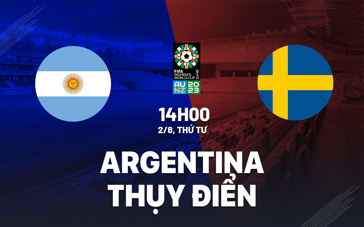 nhan dinh bong da soi keo nu Argentina vs nu thuy dien world cup 2023 hom nay