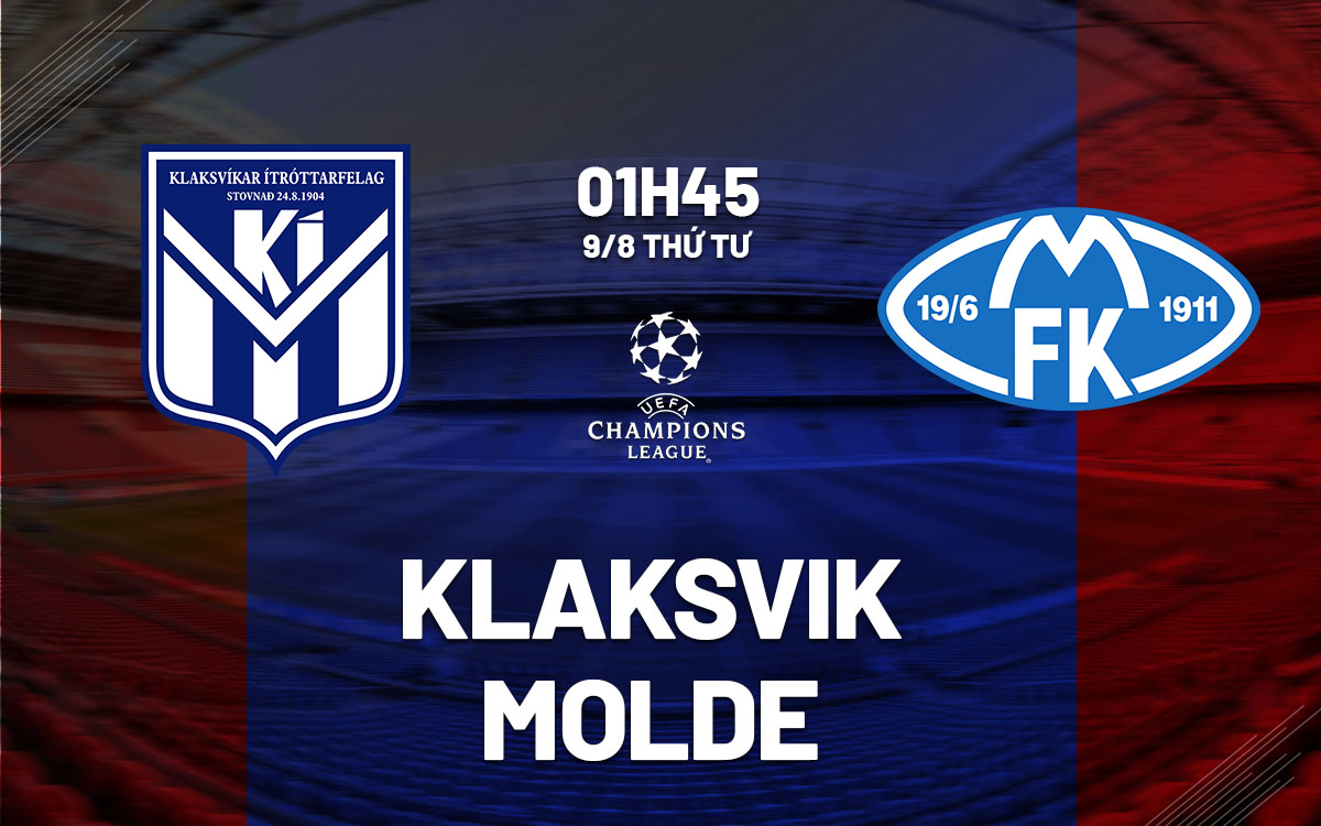 nhan dinh bong da soi keo Klaksvik vs Molde cup c1 champions league hom nay