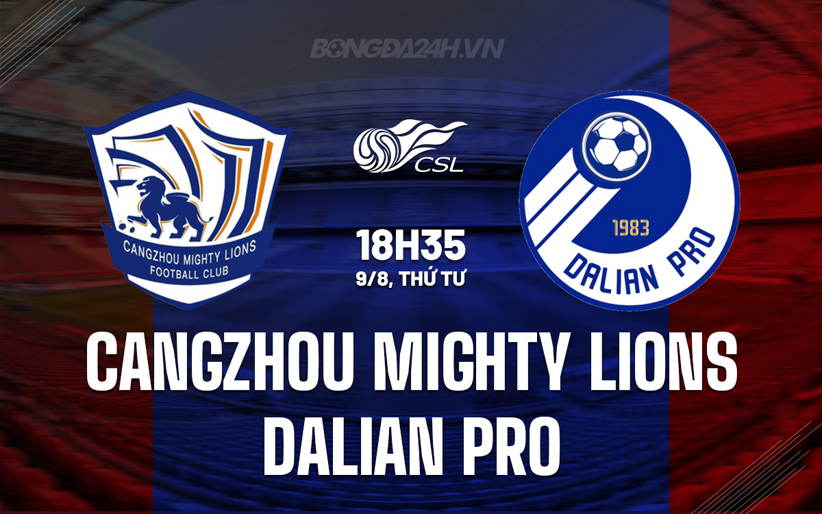 Cangzhou Mighty Lions vs Dalian Pro