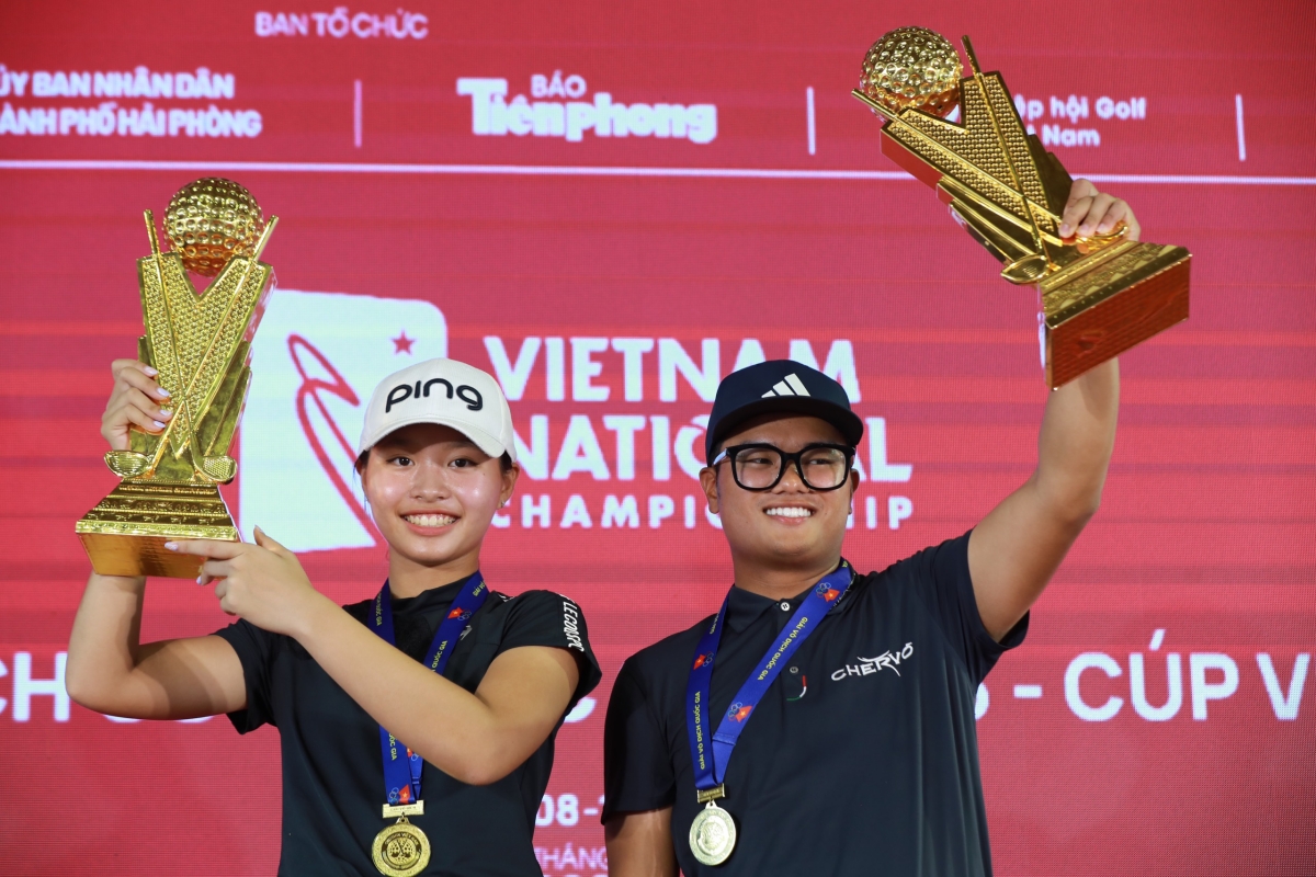 Nữ golfer sinh năm 2008 vô địch giải Golf quốc gia 4
