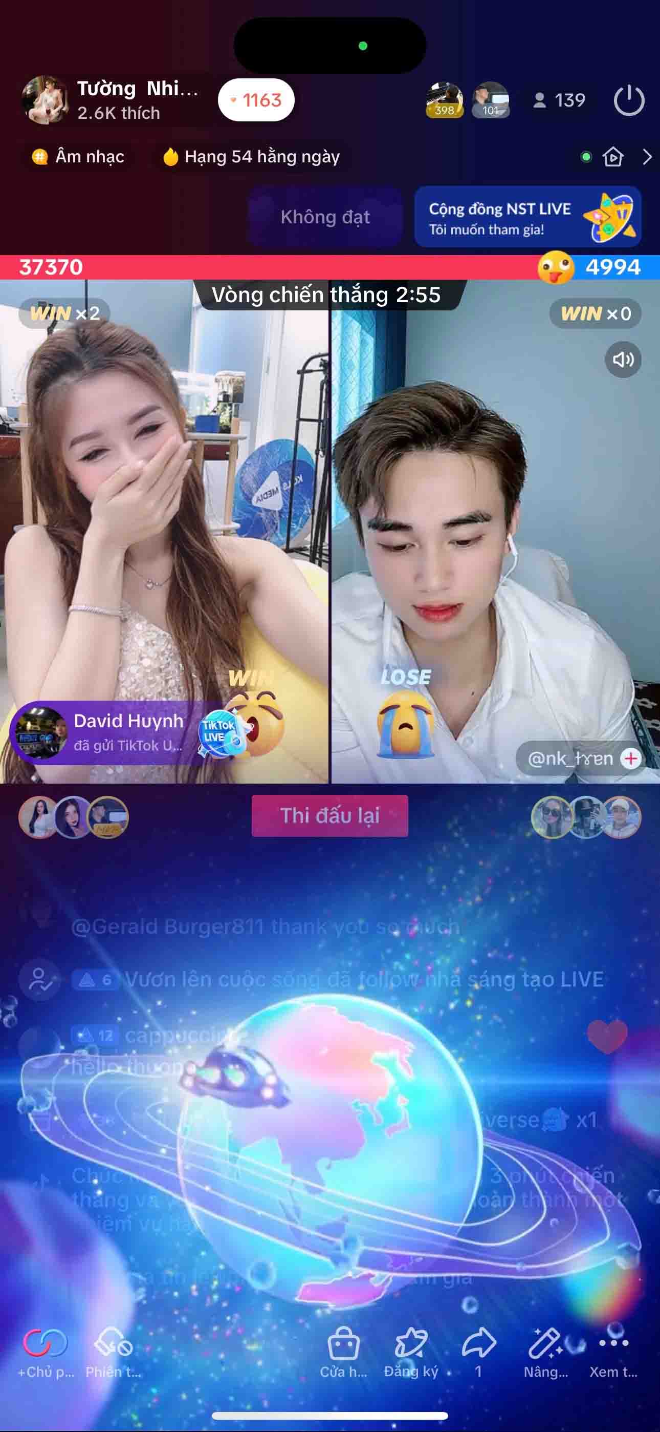 Tường Nhi liên tục lọt top BXH